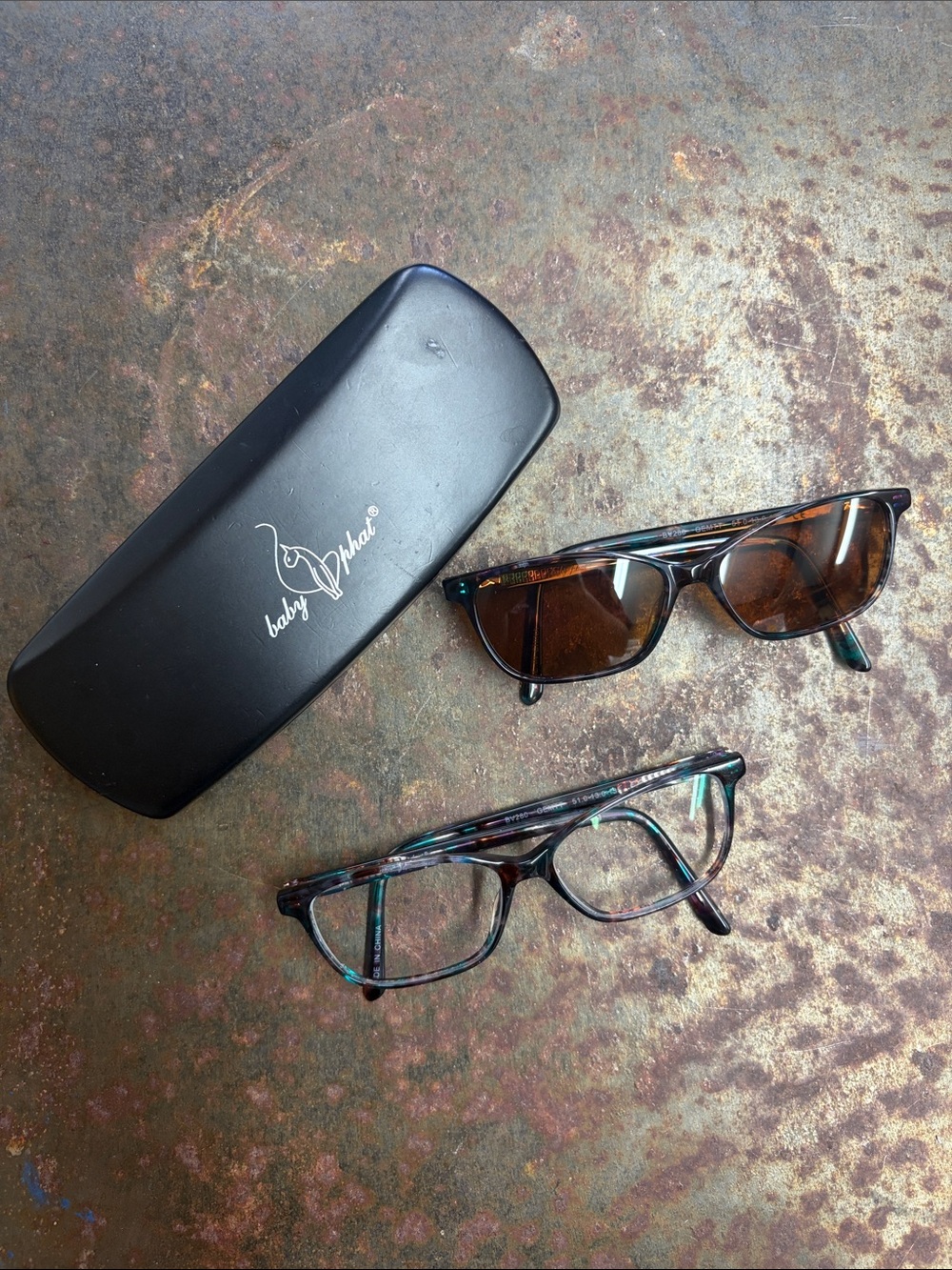 Baby Phat BV280 Eyewear Bundle: 2 Frames (Gemstone Tortoise) + Hard Case